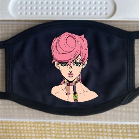 JoJo's Golden Wind Trish Una Anime Face Mask - Picture 1 of 2